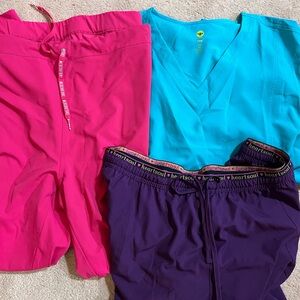 Plus Size Scrubs 2 pants and 1 top